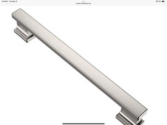 Alzassbg 10 Pack Brushed Satin Nickel Cabinet Pulls 614 Inch160mm