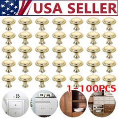 Lot Cabinet Knobs Round Cabinet Pulls Cabinet Handles Kitchen Drawer Pulls Gold