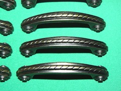 10 Amerock : ANTIQUE BRASS FINISH : Ornate Fancy CABINET DRAWER Pulls @ RUSTIC