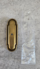 Vintage Amerock?? Brass Cabinet Knob Drawers Pull Backplate 3-1/4″ long