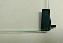 Glass Door Pivot Hinges – Satin Black – 2 Pair – Lot# 1021