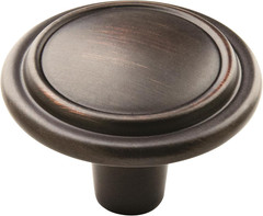 | Cabinet Knob | Oil Rubbed Bronze | 1-1/4 Inch (32 Mm) Diameter | Everyday Heri