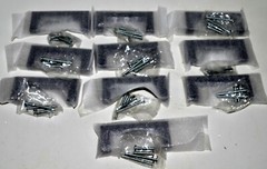 10 Pack Square Bar Matt Black Drawer Pull 3.5 inch LSJ12BK76 3 inch Center