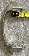 Drawer Pulls Set Of 22 Brushed Nickel, Some Screws With Rust