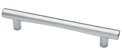 (12 Pack) 5″ Modern Collection Subtle Arch Pull Dull Chrome