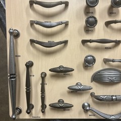 Top Knobs Cabinet Pulls And knobs From Display (Display Board Not Included).