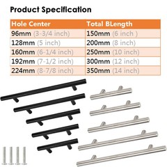 Brushed Nickel Kitchen Cabinet Pulls Drawer Handles Door Handles Stainless Steel