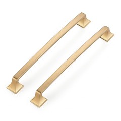Ravinte Champagne Bronze Square Foot Arch Cabinet Pulls 7-1/2 Inch 20 Pack