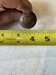 Lot of 2 Antique 19th Century Iron Cabinet Drawer Knobs Pulls Square Nut