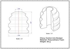 Front Bump Stops for Chevy Silverado Tahoe Suburban Yukon Sierra 2 Pack