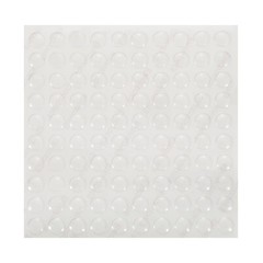 uxcell 100Pcs Cabinet Door Bumpers Small Self-Adhesive Clear 10x2mm,