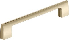 Amerock Riva 7-9/16 inch Cnt-to-Cnt Golden Champagne Cabinet Pull BP55488BBZ