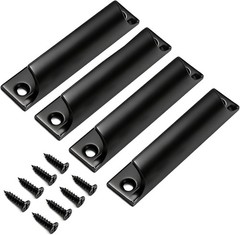 Finger Pulls for Cabinets 4 Pack Aluminum Alloy Kitchen Cabinet Handles Moder…