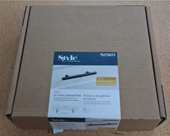 Style Selections Demi 5-1/16″ Pulls Black- Stainless Steel *101