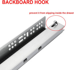 6 Pair of 22 Inch Undermount Soft Close Drawer Slides 100LB Load Capacity Ful…