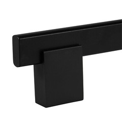 Rok 5-1/32″ Center Matte Black Kitchen Cabinet Drawer Handle Pull 6-5/16″ Length