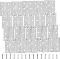 20pcs 2 Inch Butt Hinges Stainless Steel Cabinet Hinges Small Door Hinges Window