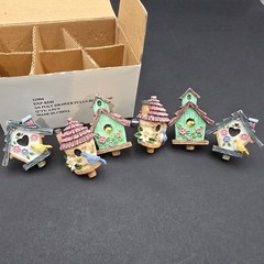 Country Heart Birdhouse Drawer Pull Cabinet Hardware Set New Box