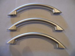 New,Durable Plastic,Dull Nickel,Cabinet/Dresser/Desk Pulls for Doors/Drawers