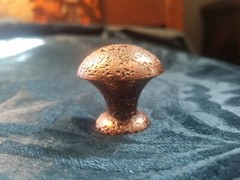 Atlas 272-C Kitchen Bath Cabinet Drawer Furniture Hammered Knob Pull 1-3/8″ Dia