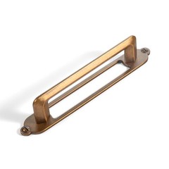 2 PCS Antique Brass Zinc Alloy Cabinet Handle Backplate 5 Inch 1013G025