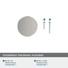 Amerock Balata Satin Nickel Cabinet Knob Pull BP37620G10 1 Inch 25mm Hardware