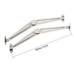 Lid Support Hinge 10 Inch 1.5mm Material Thickness Lid Stay Soft Close 4pcs