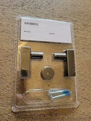 IKEA | GRIBBOL | 704.963.23 |Cabinet Knob in Black | 40mm / 1 9/16”