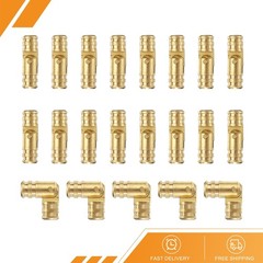 20pcs – Invisible Barrel Hinges 5x17mm Brass Concealed Hinge Gold
