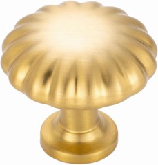 Brushed Gold Knobs 10Pk 1.25In Single Hole