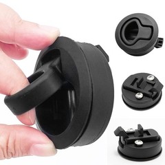 MDEOOSKY 4PCS Boat Latches, 2″ Slam Latch Hatch Round Pull Marine, Boat Flush Pu