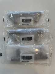 4″ Probrico Pull Knobs PD3383HBK64 Black Stainless Steel New- Set of 3