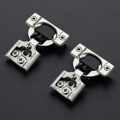 50 Pack 25 Pairs 1/2 inch Overlay Soft Close Hinges for Kitchen Cabinet Hinges S