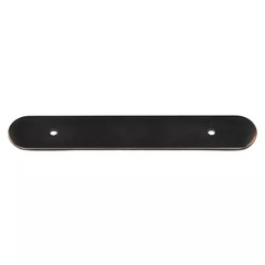 6 In. Rounded Cabinet Backplate 3-3/4 In. Center to Center, 6343-96-ORB