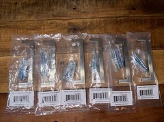 Lot of 6 Hardware Resources 4″ Stanton Square Cabinet Pull Satin Nickel 625-96SN