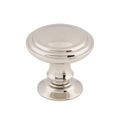 NEW Top Knobs Reeded 1.25″ Cabinet Knob – Polished Nickel