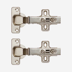 Full Overlay Soft-Closing Concealed Cabinet Hinges Steel Nickel 2-Pack 32-340A