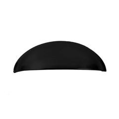 Cup Handle Pull Knob Kitchen Bathroom Cabinet Hardware Matte Black 3″cc