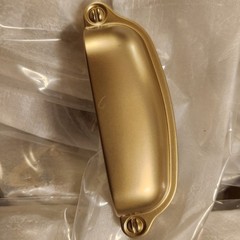 8pack Brushed Gold Cup Pulls 2-1/2″ 64mm Cabinet Handles Drawer Kitchen Hardware