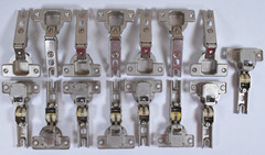 15x Vtg Blum 94.550-01 Cabinet Hinges 125° No Mount Plates