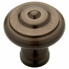 Liberty 65435RB 35mm 1 3/8″ Iron Craft Bronze Round Cabinet & Drawer Knob