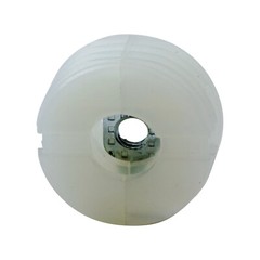 100 Pack Rok Hardware 20mm Diameter Plastic 4 Sided Drawer Front Adjuster 3/16″