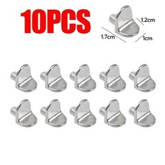 20pcs 5mm L-Shaped Shelf Support Pins Metal Cabinet Stud Brackets Set Durable