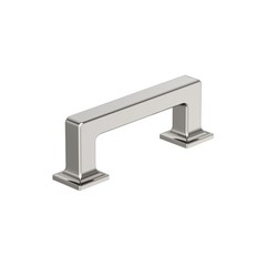 Lintel 3 Inch Center To Center Polished Nickel Cabinet Pull BP37441PN Handle