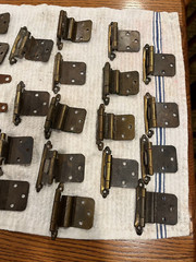 1 Cabinet Door Hinge – 1.5″ wide Many for sale -Combine Shipping