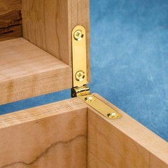 6Pcs Small Hinges With Screws Perfect for use in wooden boxes, cabinets