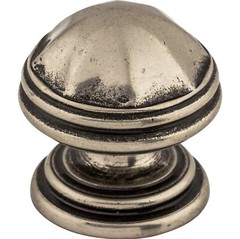 Top Knobs M22 London 1-1/4 Inch Mushroom Cabinet Knob – Grey