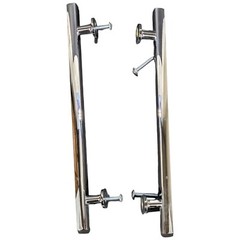 2 8 inch Omnia 9010/203.26 Chrome Cabinet Pulls US26 On Center 8 10.5″ Length