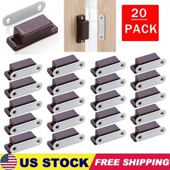 20 Pack Magnetic Cabinet & Door Latch/Catch Closures Kitchen Cabinet Cupboard US