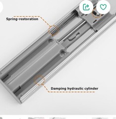 (2-Pk) Lontan Ball Bearing Extension Drawer Slides 18″ Silent, Stable (F5)